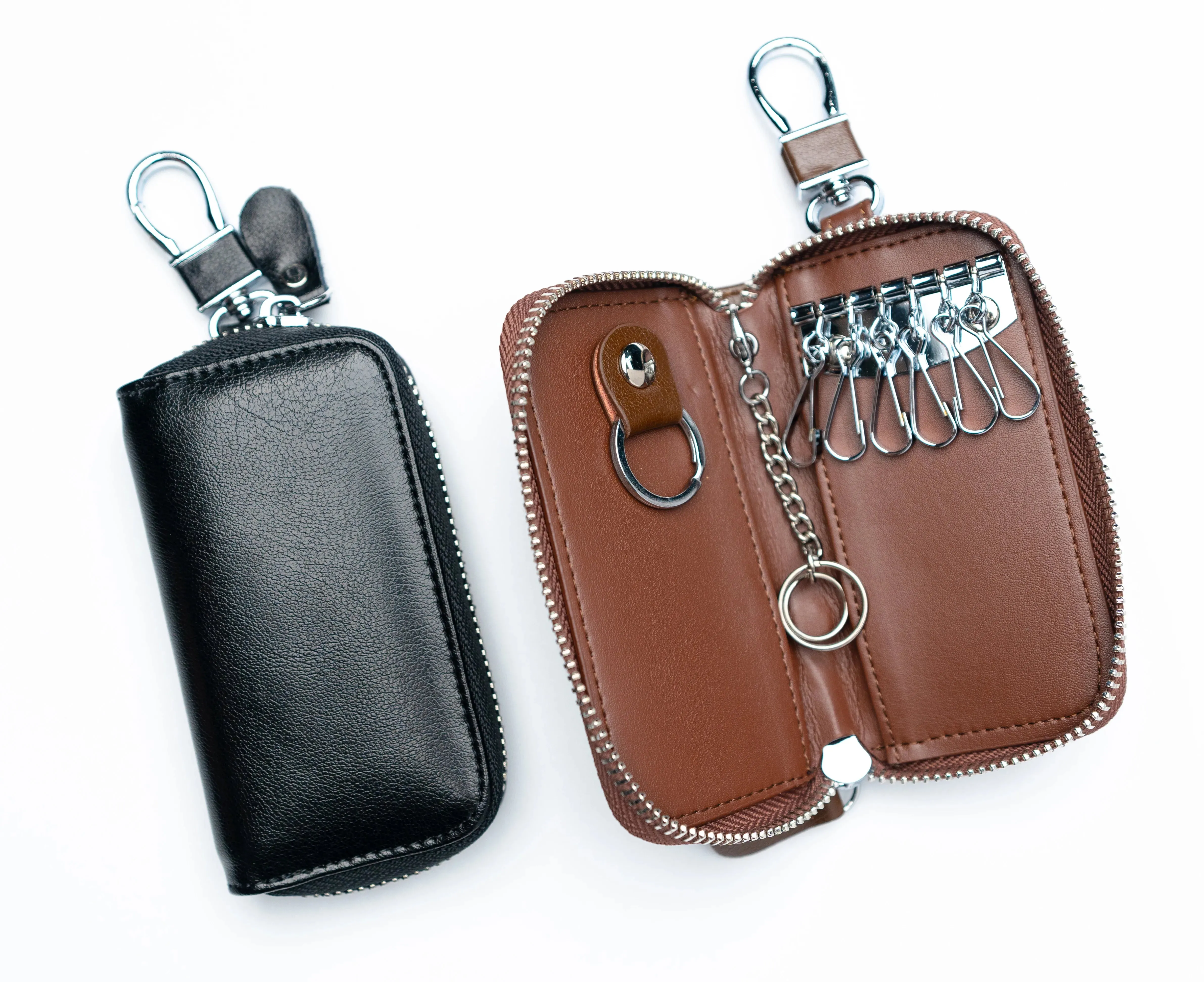 Car Key Organizer leather brown