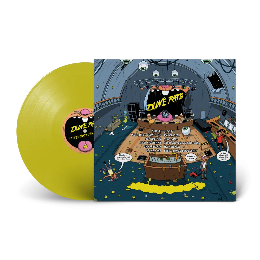 Dune Rats / If It Sucks, Turn It Up LP Opaque Lemon Vinyl