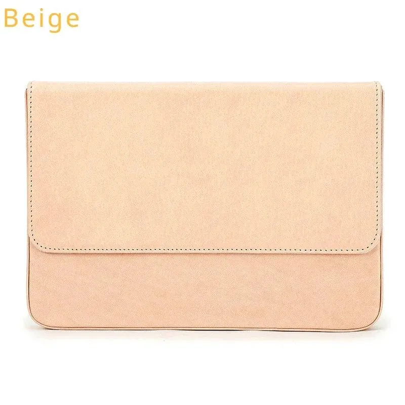 Elegant Genuine Leather Pen Organizer - Stylish Storage for Office and Travel