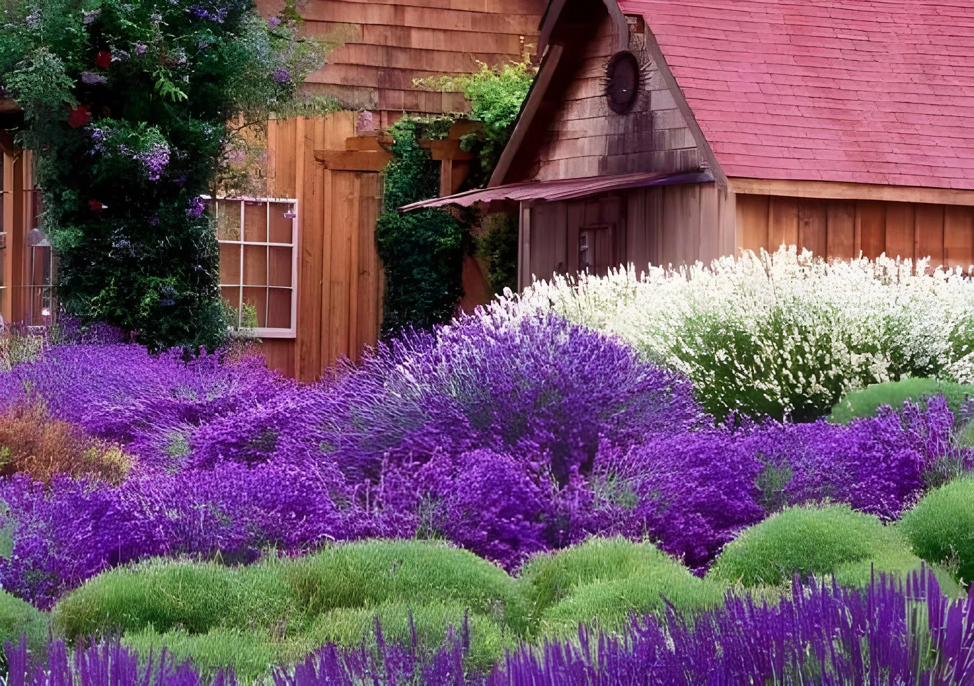SEILOZBUNIA FARM- Rare Most Beautiful Healthy English "Lavender" plant for Home Gardening & Roof top Garden Pack of 1 with pot